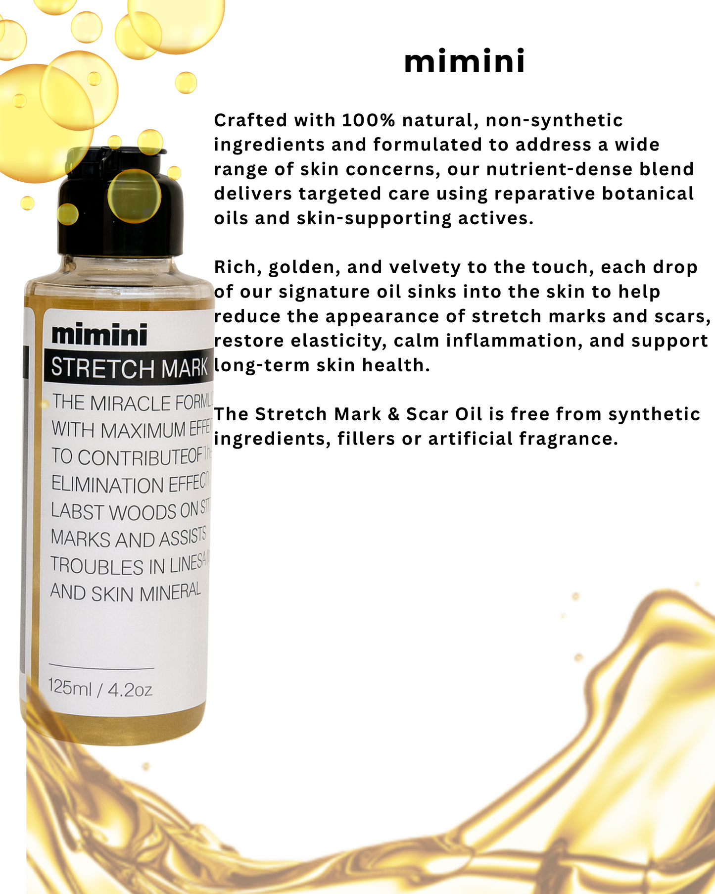 Stretch Mark Treatment Oil